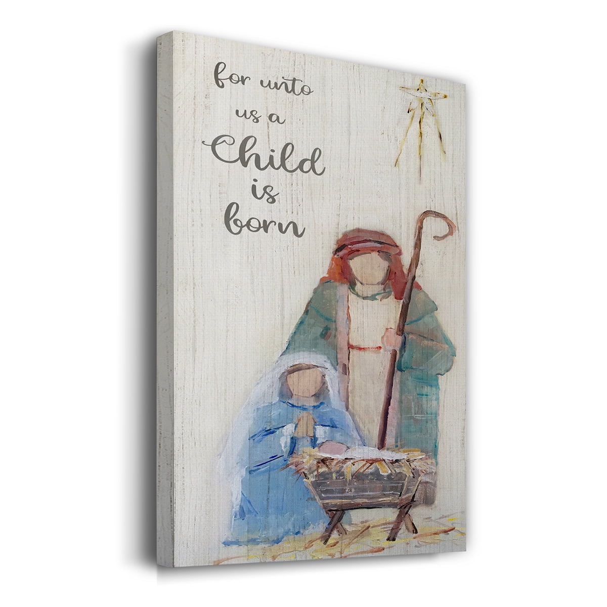For Unto Us- Gallery Wrapped Canvas