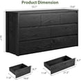 thumbnail image 2 of 7 Drawer Dresser for Bedroom, Wide Modern Chest of Drawers, Large Wood Dresser Wooden Storage Organizer for Living Room, Hallway Entryway, 2 of 7