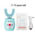 thumbnail image 3 of Cepillo de dientes eléctrico sónico para niños de silicona de 360 grados, automático, recargable por USB, cepillo de dientes inteligente para niños en forma de U, 3 of 5
