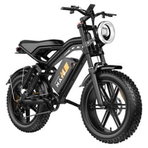 GlobalKeep Electric Mountain Bike for Adults, Peak 1500W Motor, 20"x4" Fat Tire E Bicycle, 48V/20Ah Battery UL2849