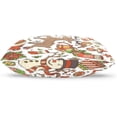 thumbnail image 3 of Christmas Celebrations White Velvet Oblong Lumbar Plush Throw Pillow Cover/Shams Cushion Case 20x36in Decorative Invisible Zipper Design for Couch Sofa Pillowcase Only, 3 of 7