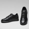 thumbnail image 5 of CMR CHAMARIPA Casual Elevator Shoes For Men - Black Leather Raised Heel Shoes 6CM | 2.36 Inches, 5 of 9