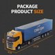 thumbnail image 5 of 150 Large Diecast Alloy Truck Car Model Container Toy Simulation Pull Back Sound And Light Transport Vehicle Model Kids Gifts 26s, 5 of 5