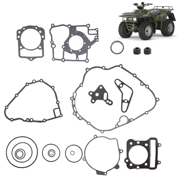 SHZAITOR Complete Gasket Set Kit Replacement for KLF300 Bayou 2x4 1988-2004 KEF 300 Lakota 1995-2003