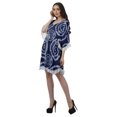 thumbnail image 3 of Moomaya Robe d'Été pour Femmes, Grande Taille, Kimono Aguichant Imprimé, Mini-Robe, 3 of 6