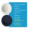 thumbnail image 5 of Wide Brim Sun Hat with Internal Towel Band for Cooling and Drying, Durable Heavyweight Cotton Drill Material, Perfect for Outdoor Sports, Matches, and Sun Protection, 5 of 7