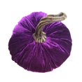 thumbnail image 1 of 1 Pc Handmade Velvet Pumpkins Decor Super Soft Stuffed Pumpkin With Exquisite, 1 of 2