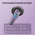 thumbnail image 2 of VEAT00L P91 Wireless Earbuds, Bluetooth Headphones V5.4 Stereo Ear buds with Noise Cancelling Mics, 60H Playback Mini Case with Dual LED Display, IP7 Waterproof in-Ear Earphones for Android iOS, 2 of 8