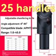 thumbnail image 4 of Cabezal de Corte de Biselado Universal C25, Ajustable de 0 A 85 Grados, Fresado Multiusos para Insertos de Carburo APMT1604., 4 of 5