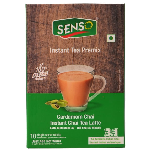 Senso Cardamom Instant Chai Tea Latte (10 Sticks)