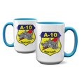 thumbnail image 2 of A-10 Thunderbolt II Warthog Logo Light Blue 15oz Mug, 2 of 2