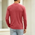 thumbnail image 6 of ZRGHAOYLQ Men's Long Sleeve Lounge Pajama Lightweight Quick Dry Lightweight Casual Tee Shirts Breathable Comfortable Crewneck Tops, 6 of 9