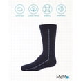 thumbnail image 6 of MeMoi Boys' Dots On Down Mercerized Cotton Crew Socks - Boys - Male, 12, Navy, 6 of 7