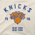 thumbnail image 5 of Unisex Stadium Essentials White New York Knicks Get Back Vintage Raglan Hoodie, 5 of 5
