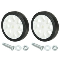 Uxcell Air Compressor Wheels, Universal Air Compressor Wheel Replacement Parts with Screw 4.6"