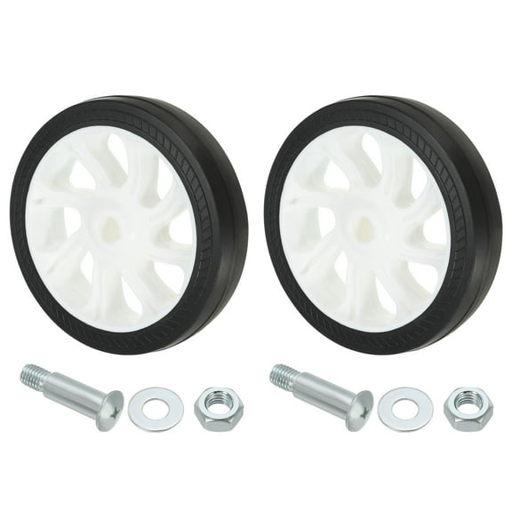 Uxcell Air Compressor Wheels, Universal Air Compressor Wheel Replacement Parts with Screw 4.6"