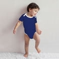 thumbnail image 4 of Rocae Navy Blue for Baby Cotton Short-Sleeve Bodysuits for Unisex Onesies Bodysuit-18 Months, 4 of 7