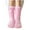 Pink, variant on WREESH Women Fashion Christmas Stockings Long Socks Running Socks Home Plush And Thick Insulation, Sleep, Christmas Socks, Snow Socks, Slippers, Carpet Socks Gray