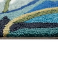 thumbnail image 4 of Liora Manne Capri On Holiday Rug Aqua Indoor Outdoor Abstract Floral Design 5x8, 4 of 5