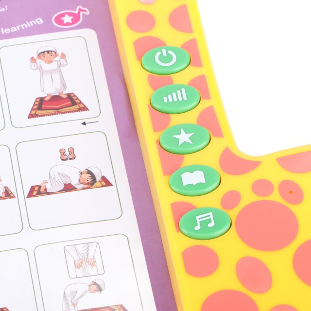 Libro De Aprendizaje Electrónico, Máquina De Lectura Árabe Del Alfabeto Interactivo Para El Hogar Para Niños