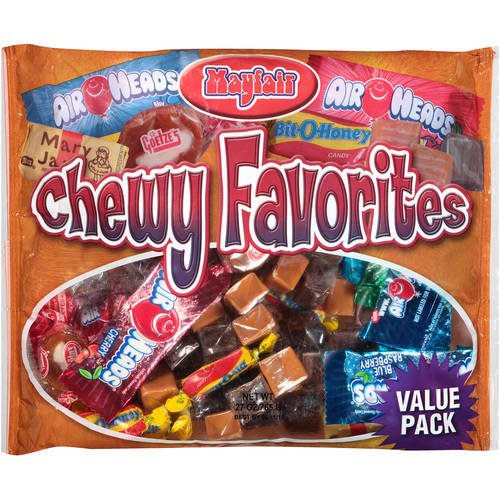 Mayfair Air Heads Chewy Favorites Candy Value Pack, 27 Oz. Walmart