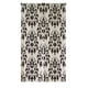 thumbnail image 1 of ABPHQTO Blanco y negro Textura Floral Adorno Japonés Noren Cortina Puerta Ventana Tratamiento Cortinas 85x150 cm, 1 of 1