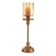 thumbnail image 3 of Candelabro de cristal con base de metal para escritorio, candelabro votivo para el hogar o la boda. L, 3 of 9