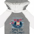 thumbnail image 4 of Inktastic New to the Crew Baby Boy Boys Long Sleeve Baby Bodysuit, 4 of 5