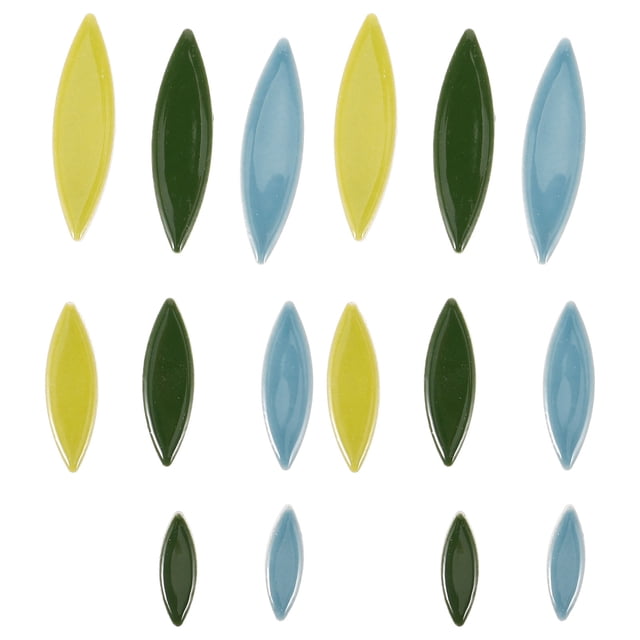 FESTFENDS Azulejos Cerámicos Para Manualidades Con Bordes Pulidos Y Material Duradero Multicolor