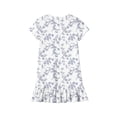 thumbnail image 3 of Abcomgle Summer Dresses for Girls 14-16 Casual A-Line Short Sleeve Midi Dress Floral Print Loose Ruffle Hem Swing Sundresses with Pockets for 4-14t Kids, 3 of 4