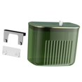 thumbnail image 3 of Cubo de basura colgante con tapa, contenedor de residuos de alimentos, contenedor de basura, contenedor de compost de cocina Verde S, 3 of 9