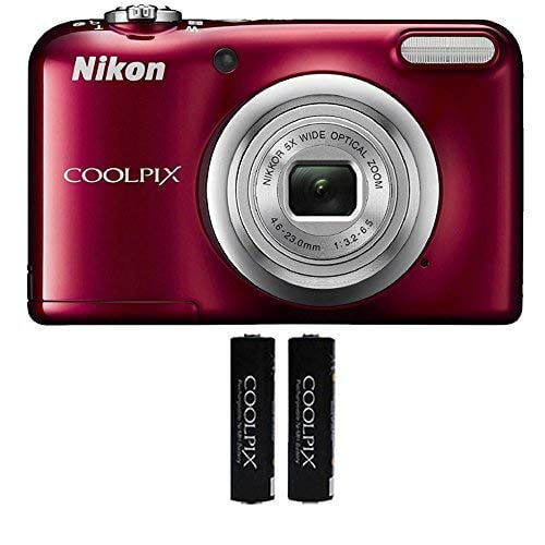 Cámara digital Nikon Coolpix A10 de 16 MP (roja) Modelo internacional Nikon VNA982E1