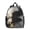 Black and Gold, variant on Blue and Gold Marble Pattern Backpack for School, Cute School Bag with Adjustable Shoulder Straps and Padded Back, 13.8"x11.4"x6"
