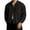 Black, variant on Button Down Shirts for Men Corduroy Drop Shoulder Cropped Long Sleeve Spring Shirt Lightweight Casual Turn Down Collar Top Black L