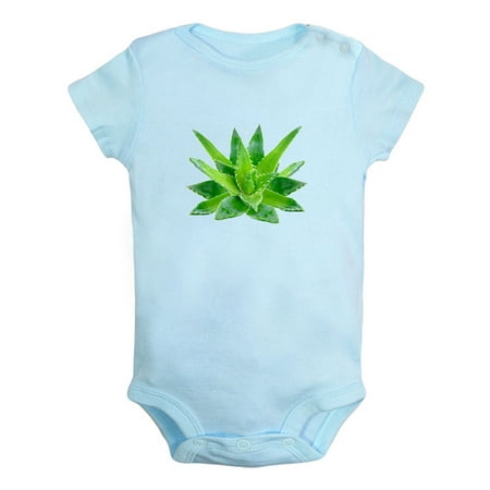

Nature Pattern Aloe Vera Rompers For Babies Newborn Baby Unisex Bodysuits Infant Jumpsuits Toddler 0-24 Months Kids One-Piece Oufits (Blue 18-24 Months)