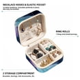 thumbnail image 2 of Jellyfish Travel Portable Square Earring Organizer with Necklace Holder - Jewelry Box, Display Case - Store Rings, Earrings, Necklaces, Bracelets - Suitable for Girls and Women, 2 of 6