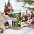 thumbnail image 2 of Yayeee Flameless Candles with Remote Flickering Battery Operated Multi Color Changing, Pink Flamingo Pattern, 2 of 7