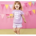 thumbnail image 4 of Garanimals Toddler Girl Dolman Short Sleeve Stripe Jersey T-Shirt, Sizes 18M-5T, 4 of 4
