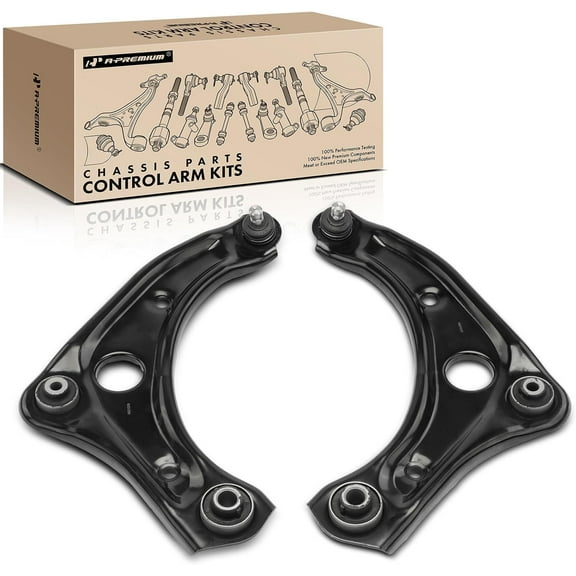 A-Premium 2 x Front Lower Control Arm with Ball Joint Compatible with Nissan Versa 2012-2019, Versa Note 2014-2019