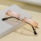 thumbnail image 1 of Gafas de sol sin marco, gafas de sol de tiro callejero, gafas de sol cuadradas recortadas, gafas pequeñas de moda, gafas de sol para PC, 1 of 5
