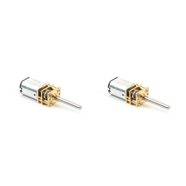 Scienceny Motor de engranaje N20 de 12V CC, 20mm de largo, 60RPM/120RPM/200RPM/300RPM/1000RPM, Motor de reducción para cámara de Robots DIY Type1 NO1