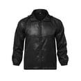 thumbnail image 5 of FUTATA Women's / Men's Lightweight Windbreaker Jacket Packable Windproof Jacket Zip Up Windbreaker with Hood and Pocket Black 2XL, 5 of 6