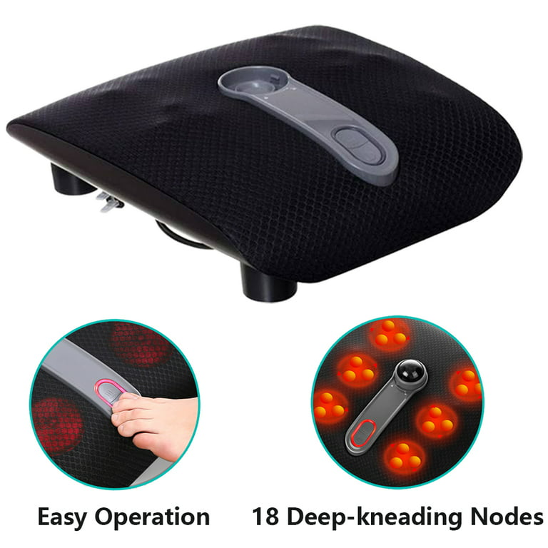 MOVSOU Foot Massager with Heat, Shiatsu Feet Massage Machine Electric Deep  Kneading to Relieve Plantar Fasciitis, Toes, Foot Arch Pain for Home Office