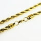 thumbnail image 5 of Tendencias de moda Cadena torcida de acero inoxidable, collar chapado en oro, cadena de clavícula de acero de titanio, 5 of 5