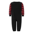 thumbnail image 4 of Conjunto de pijamas navideños familiares a juego con estampado de árbol y rayas. Pijamas de vacaciones para papá, mamá y niños., 4 of 8