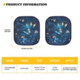 thumbnail image 5 of Yuyamidu Blue Butterfly Car Sunshade for SUV Truck Van Blue Flower Windshield Shades for Car SUV Truck Accessories 2 Pack Car Window Shade Foldable UV Ray Sun Visor, 5 of 5