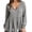 Gray, variant on Babydoll Blouses for Women Plus Size V Neck Long Sleeve Tassel Peasant Tops