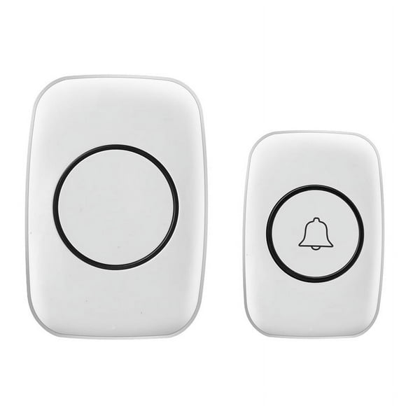 Wireless Doorbell Waterproof Battery Operated Door Bell Ringer Colorful Led Flashing