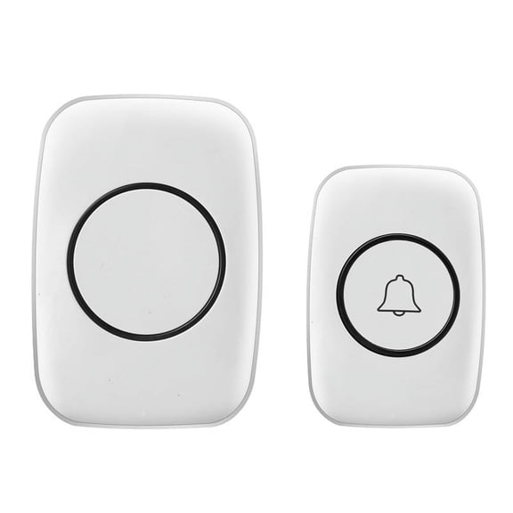 TIFOR Wireless Doorbell, Waterproof Door Bell Button and Plug-in Receiver, 1000 Feet Operating Range, 60 Chimes, 5 Levels Volume and LED Flash for Home Apartment Office Classroom