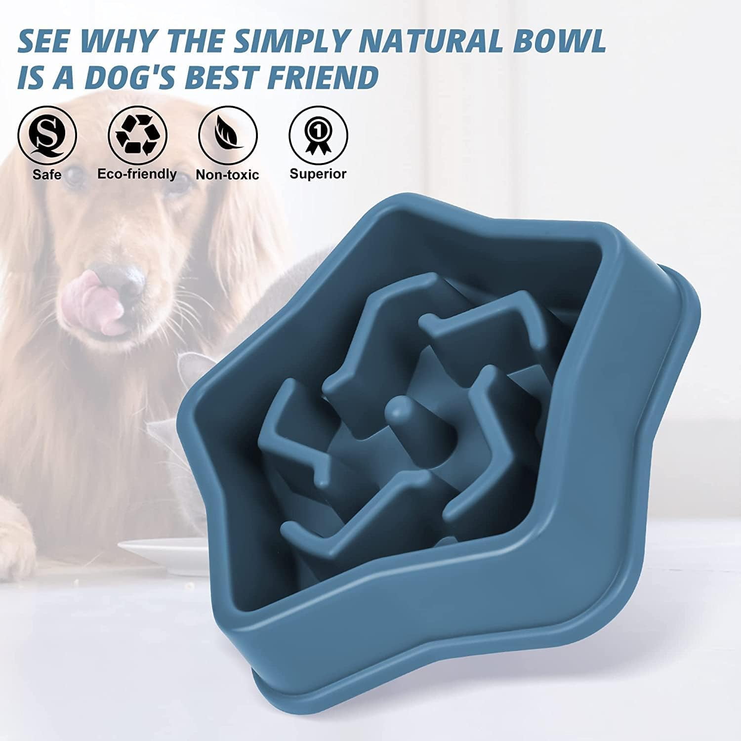 Dog bowl with maze hotsell